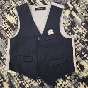 Nautica Vest and Button Down Shirt-Toddler